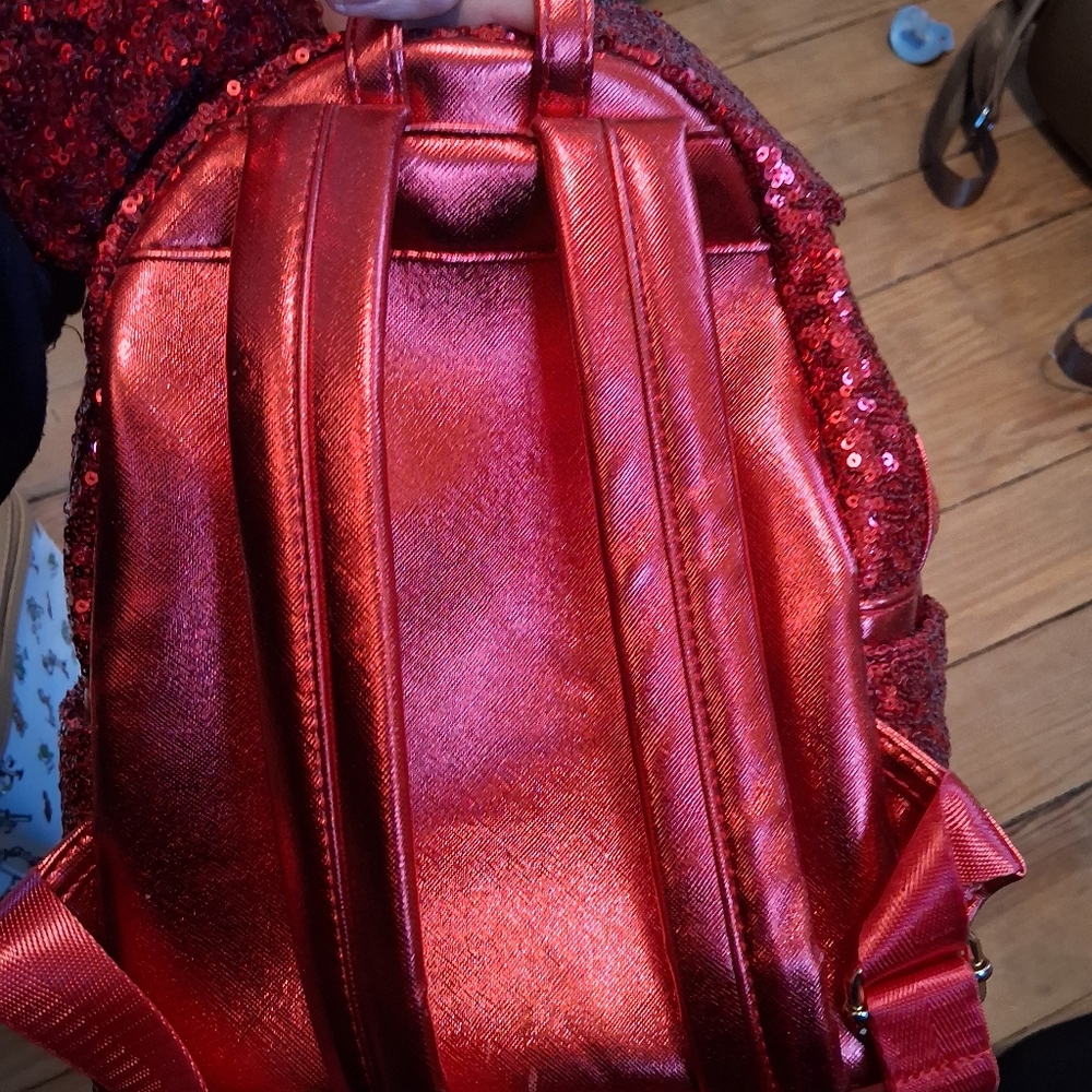 Ruby Sequin Loungefly Mini Backpack - Picture 4 of 4